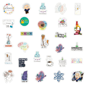 Science Experiment Chemical Lab Stickers