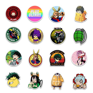 My Hero Academia Over Anime Stickers