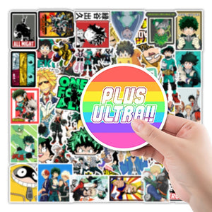 My Hero Academia Over Anime Stickers