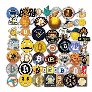 Bitcoin Virtual Currency Stickers