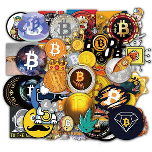 Bitcoin Virtual Currency Stickers