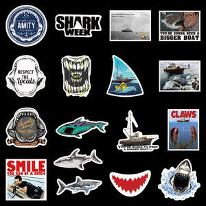JAW Shark Stickers