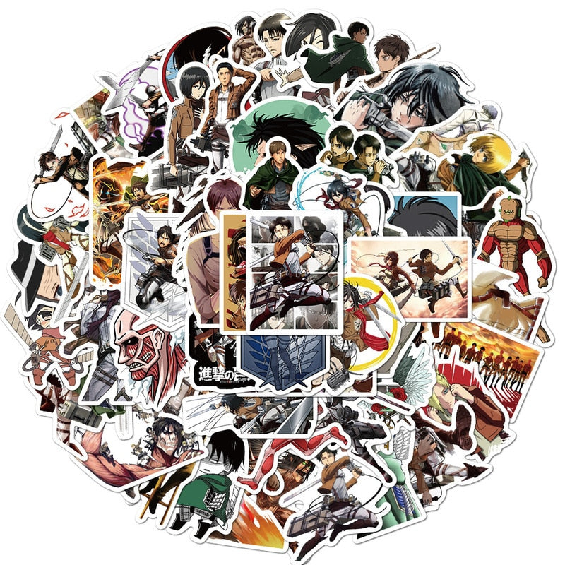 Attack on Titan Anime Stickers