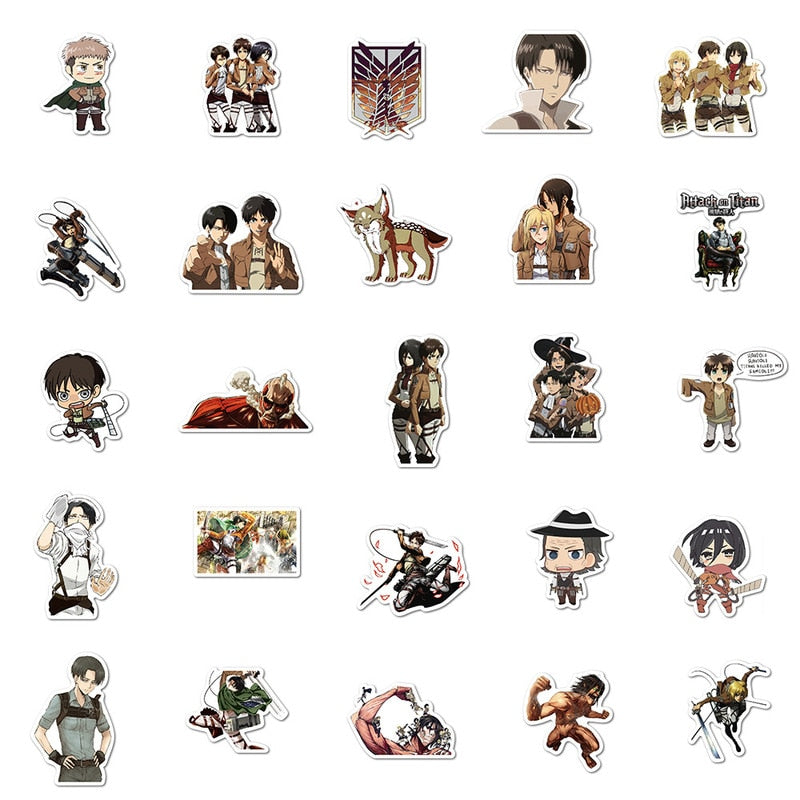 Attack on Titan Anime Stickers