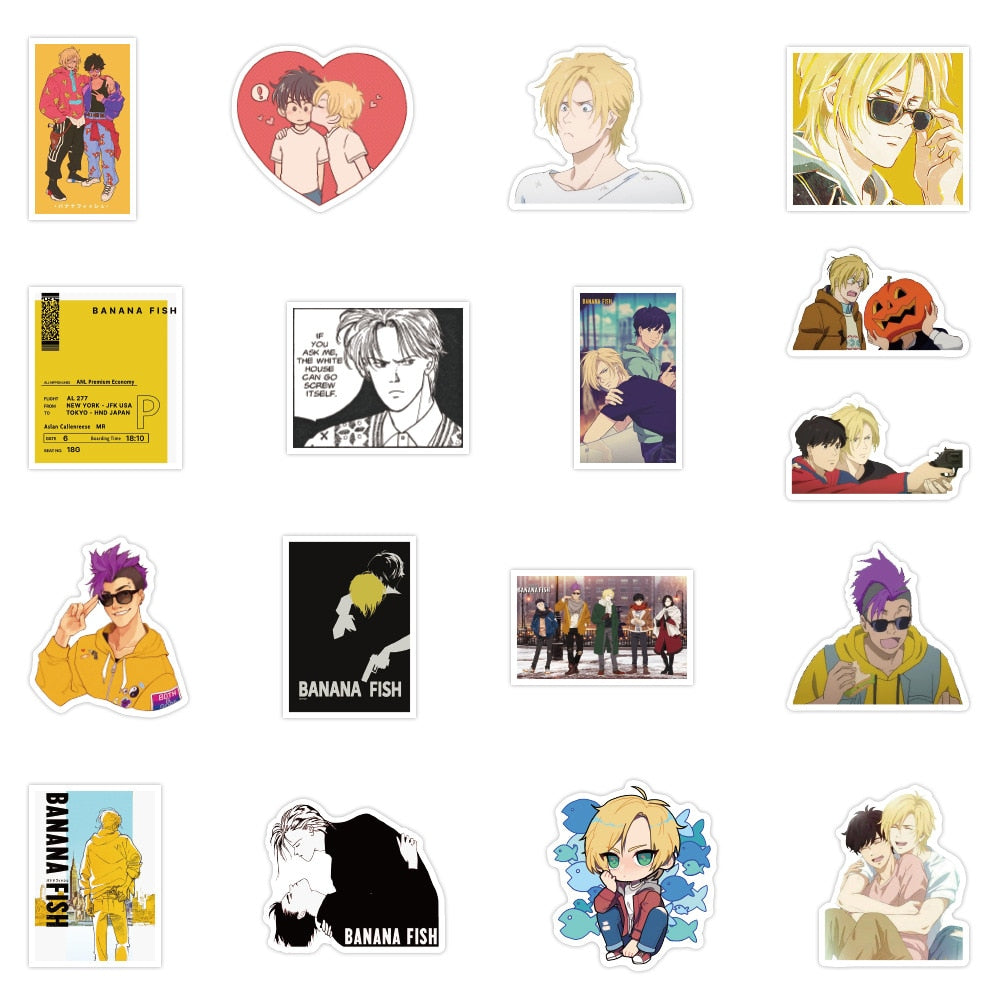 Banana Fish Anime Stickers