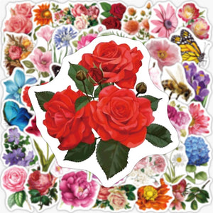 Summer Flowers Pretty Stickers