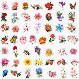 Summer Flowers Pretty Stickers