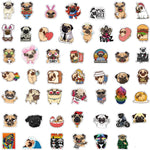 Pug Dog Stickers