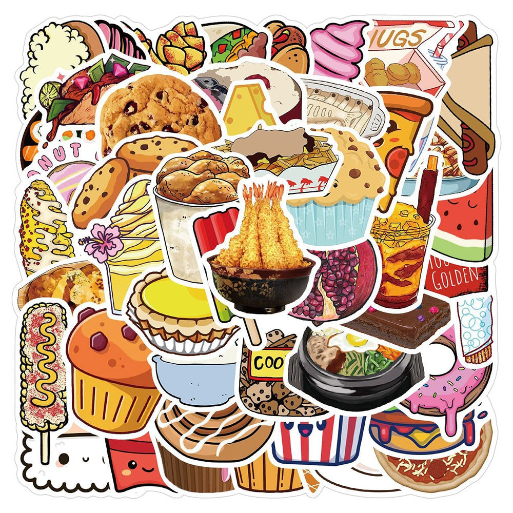 Delicious Food Stickers