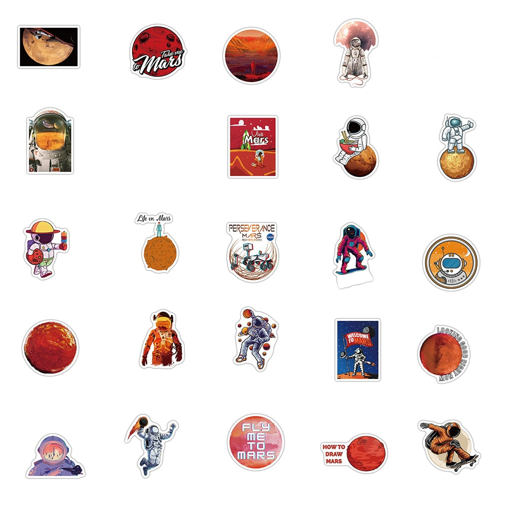 NASA Adventure Mars Stickers