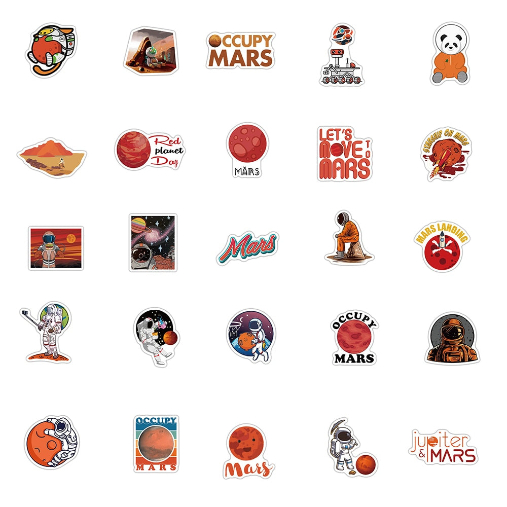 NASA Adventure Mars Stickers