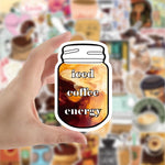 Coffee Bubble Milk Tea Drink Stickers