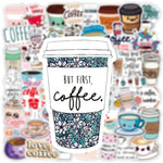 Coffee Bubble Milk Tea Drink Stickers