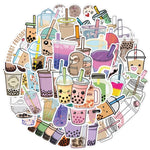 Coffee Bubble Milk Tea Drink Stickers