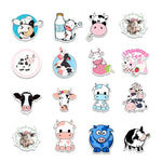 Dairy Milk Cow Strawberry Cattle Stickers