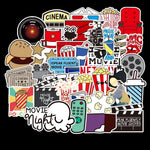 New Cafe Movie Party Cinema Stickers