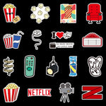 New Cafe Movie Party Cinema Stickers