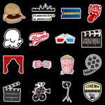 New Cafe Movie Party Cinema Stickers