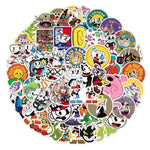 Cuphead Game Anime Stickers