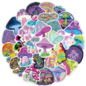 Mushrooms Psychedelic Stickers