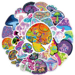 Mushrooms Psychedelic Stickers