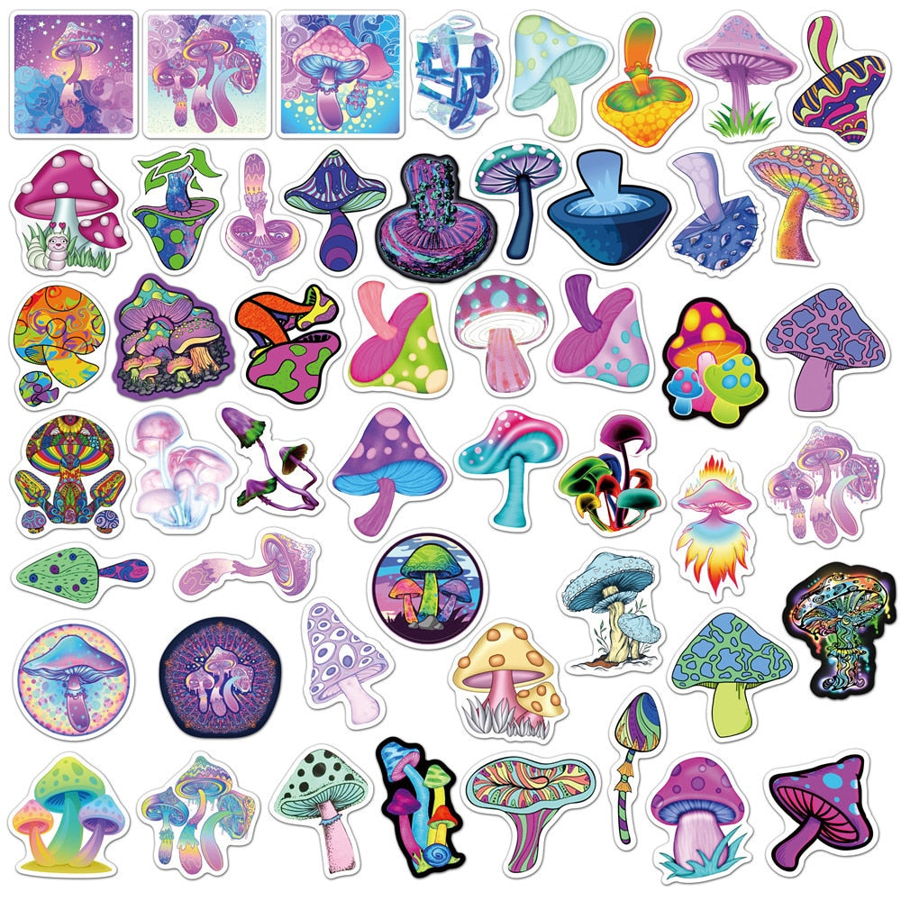 Mushrooms Special Stickers