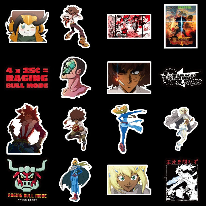 Cannon Busters Stickers