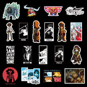 Cannon Busters Stickers