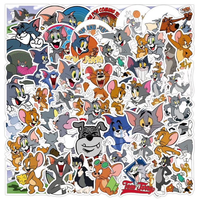 Tom Cat and Jerry Mouse Stickers