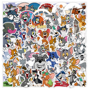 Tom Cat and Jerry Mouse Stickers