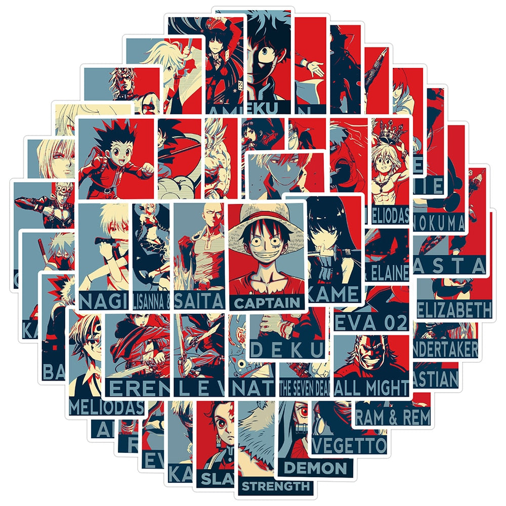 Anime Character Classic Collection Stickers