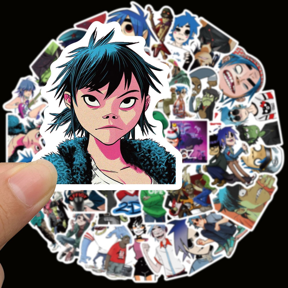 Gorillaz Band Stickers