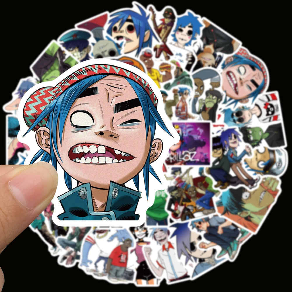 Gorillaz Band Stickers