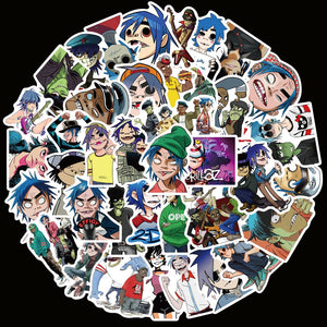 Gorillaz Band Stickers