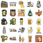 Beer Leaves Stickers