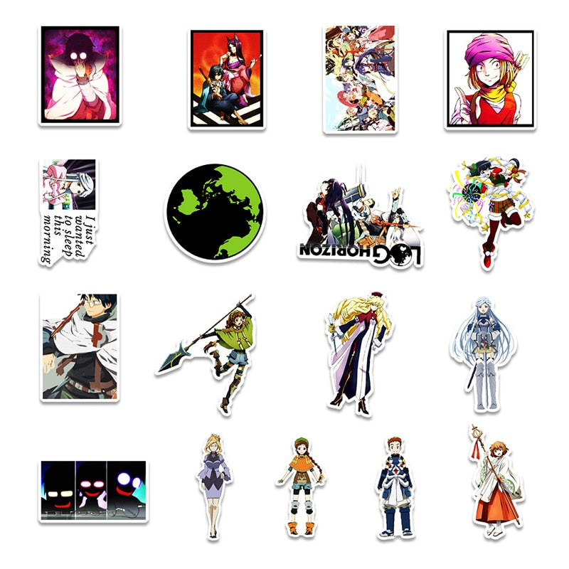 Log Horizon Virtual Reality Game Stickers