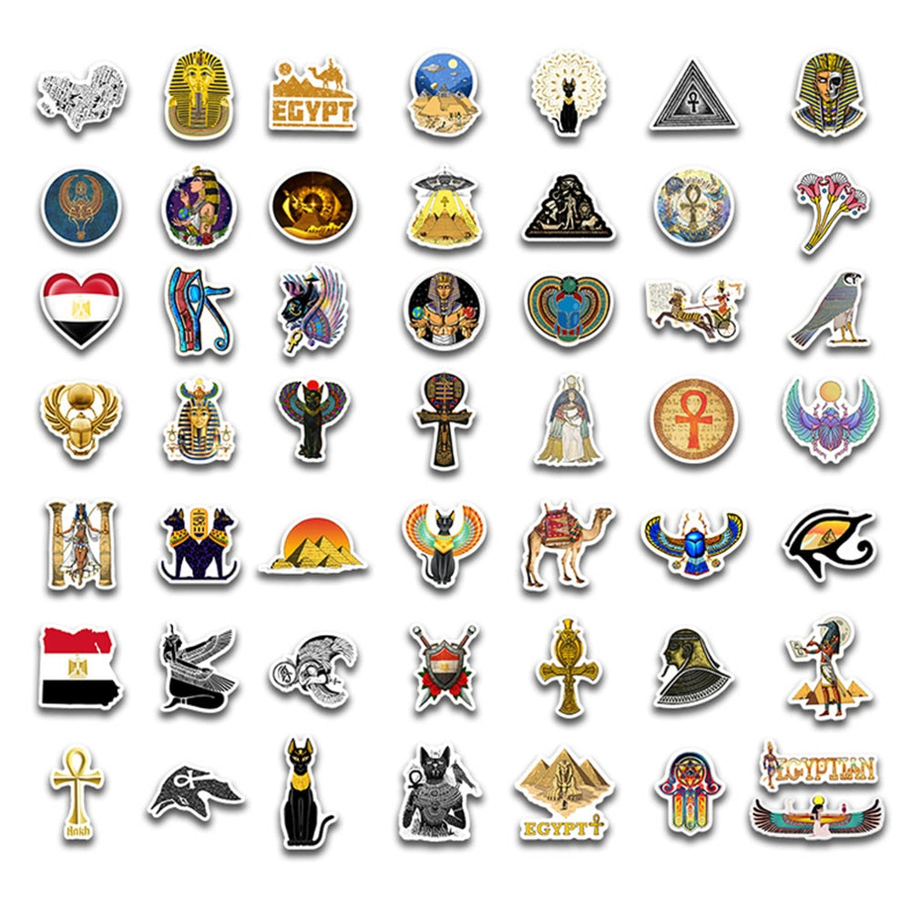 Mummies Of Egyptian Pyramids Stickers