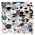 Graduation Season Academic Cap Stickers