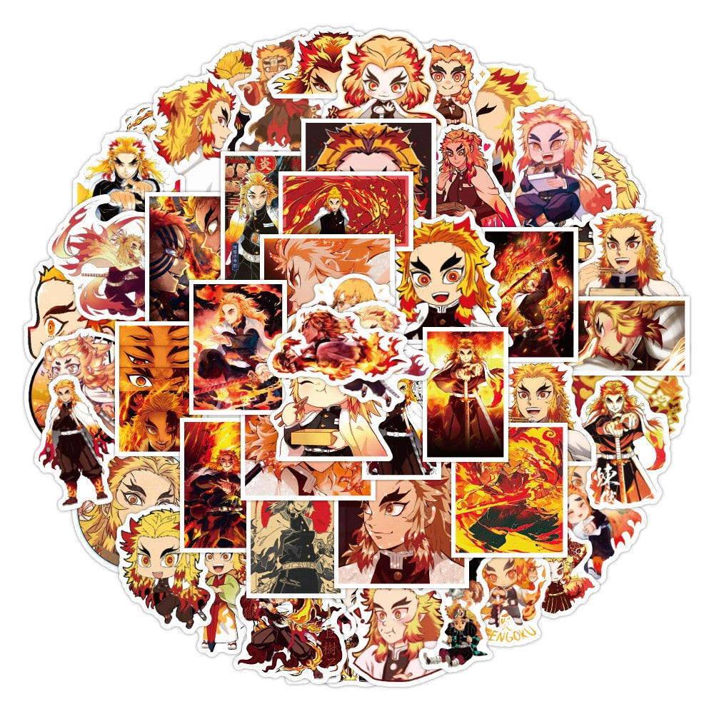 Rengoku Senjuro Demon Slayer Anime Stickers