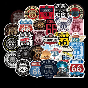 The Historic Route 66 Stickers