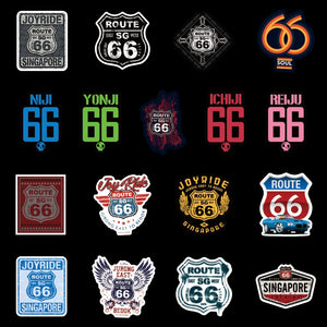 The Historic Route 66 Stickers