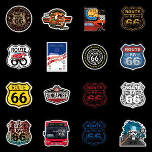 The Historic Route 66 Stickers