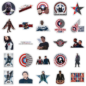 Avengers Falcon and the Winter Soldier Stickers