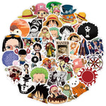 One Piece Wanted Stickers