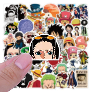 One Piece Wanted Stickers