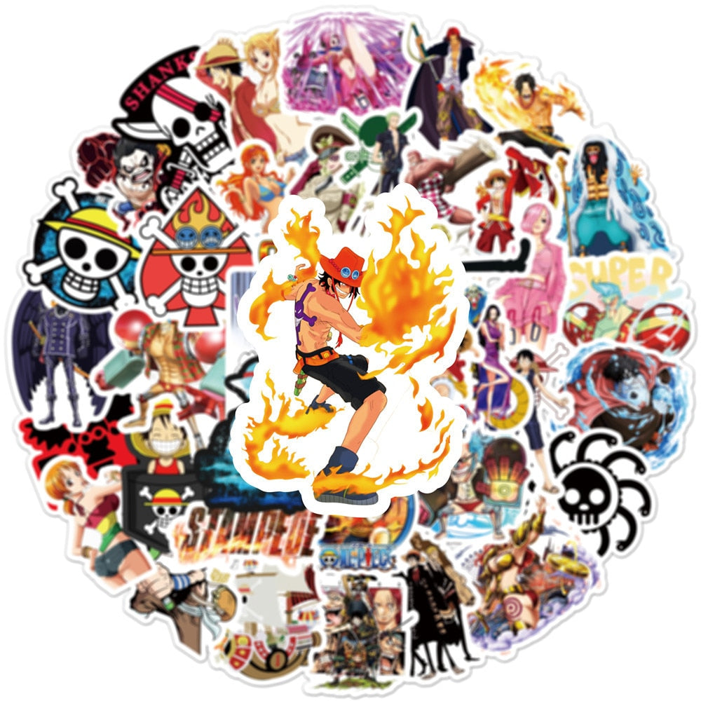 One Piece King Stickers