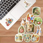 Fairy Tale Rabbit Vintage Stickers