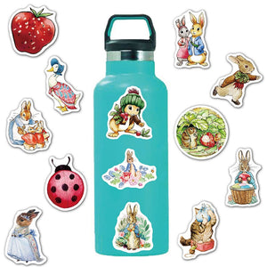 Fairy Tale Rabbit Vintage Stickers