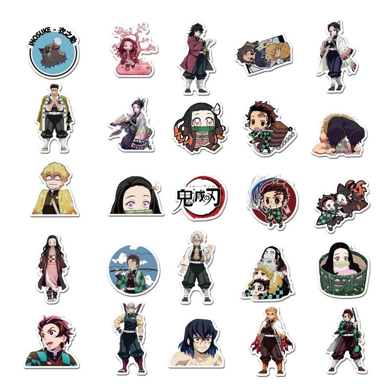 Demon Slayer Kimetsu No Yaiba Mugen Ressha Hen Stickers