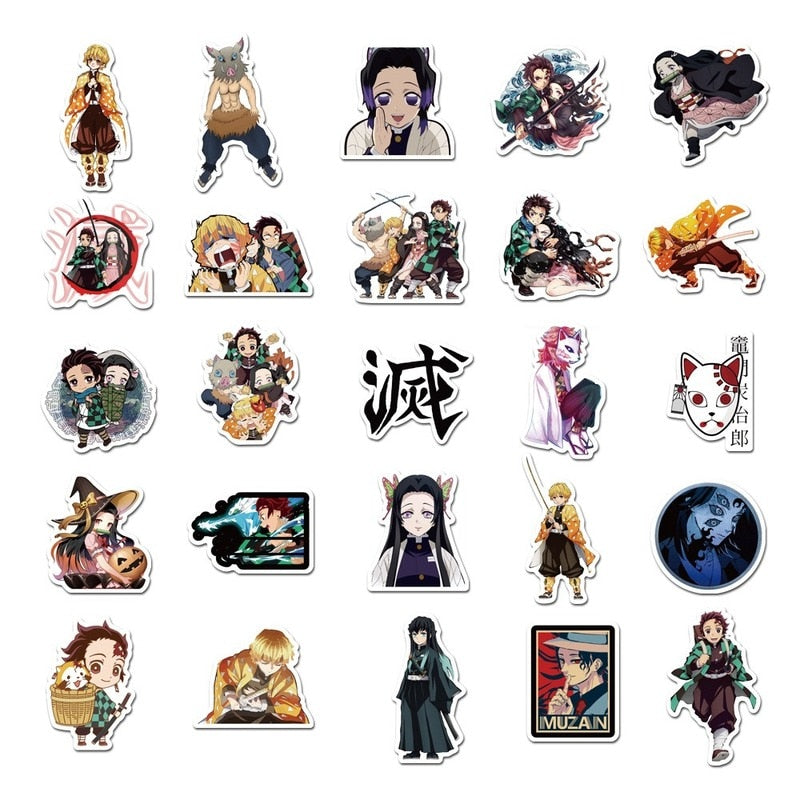 Demon Slayer Kimetsu No Yaiba Mugen Ressha Hen Stickers